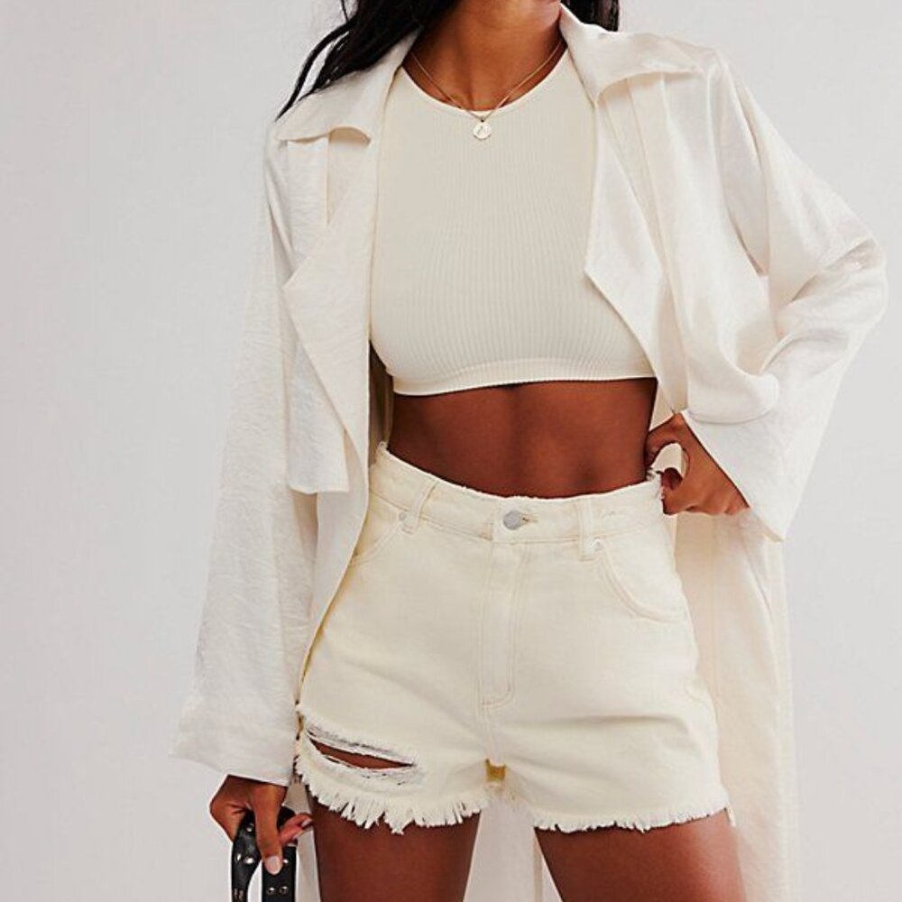 Rolla's Dusters Cut Off Denim Shorts